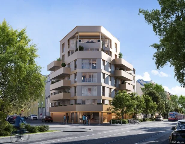 Privatsphäre inklusive: Moderne 2-Zimmer-Wohnung mit geschützter Loggia hoch oben || Sandleitengasse 68