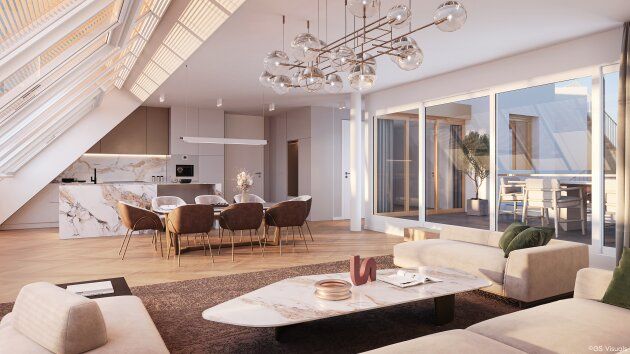 Der Balkonkönig: Außergewöhnliche 3-Zimmer-Wohnung mit 17m²-XXL-Balkon || Sandleitengasse 68
